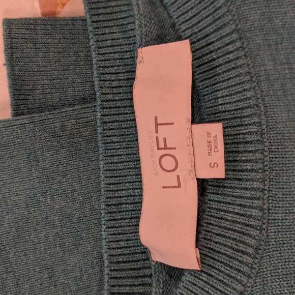 LOFT Turquoise Sweater - Picture 3 of 3